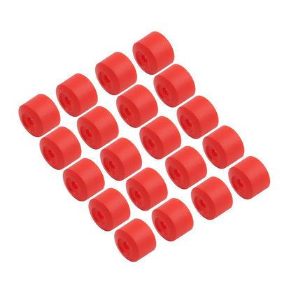 20x 17mm Car Wheel Lug Nut Bolt Cover Caps For Volkswagen Golf Passat Beetle Red