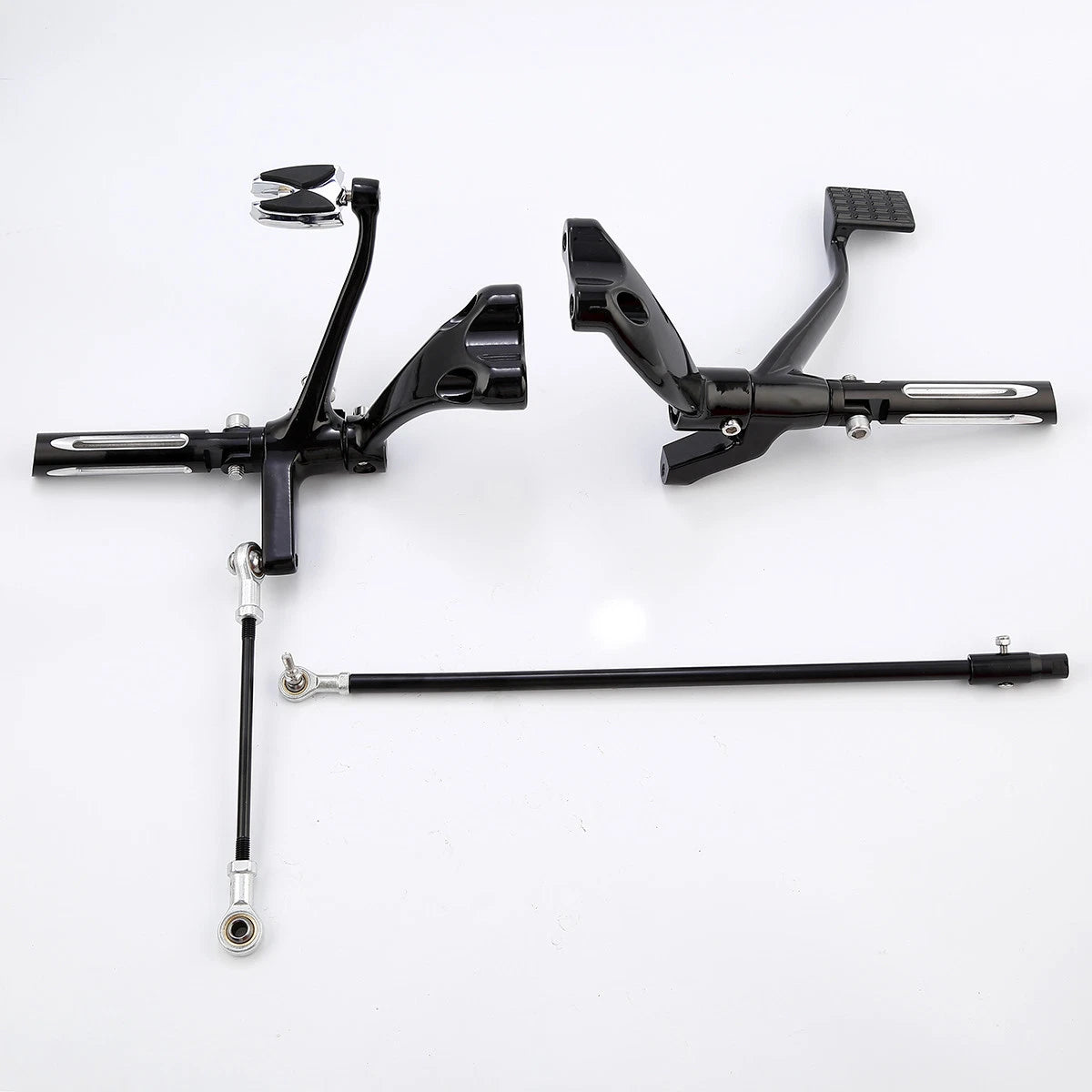 Forward Control Footpegs Lever Linkage For Harley Sportster 883 1200 48 72 14-22