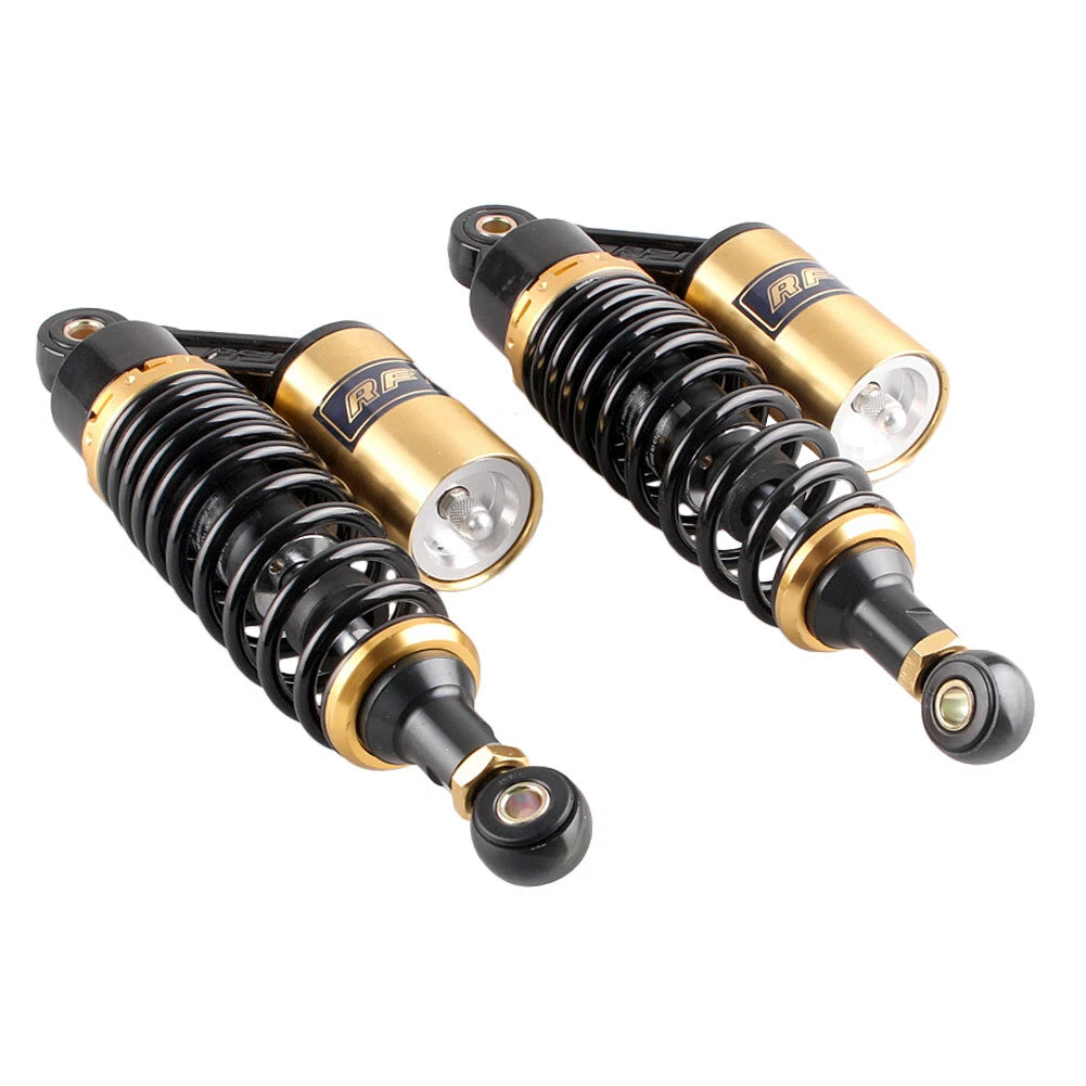 Pair Air Shock Absorbers 11" 280mm for Scooters Moped Quad Street Bikes Motor US