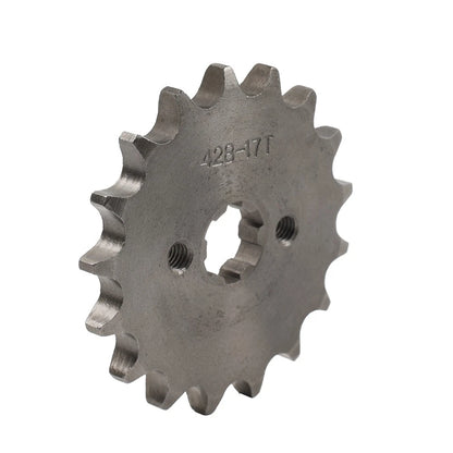 428 Chain 17mm 17T Front Sprocket For 110CC 125CC ATV Pit Dirt Quad Bike
