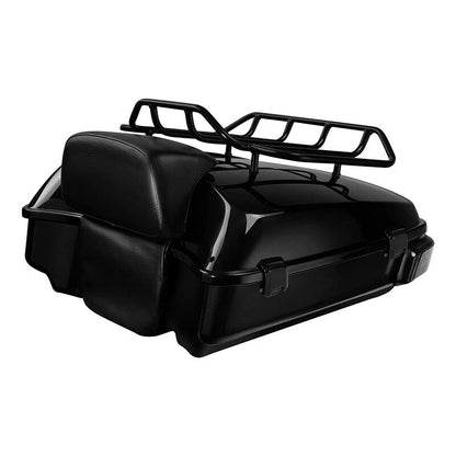 Chopped Trunk Pad Top Rack Tail Light Fit For Harley Electra Glide 14+
