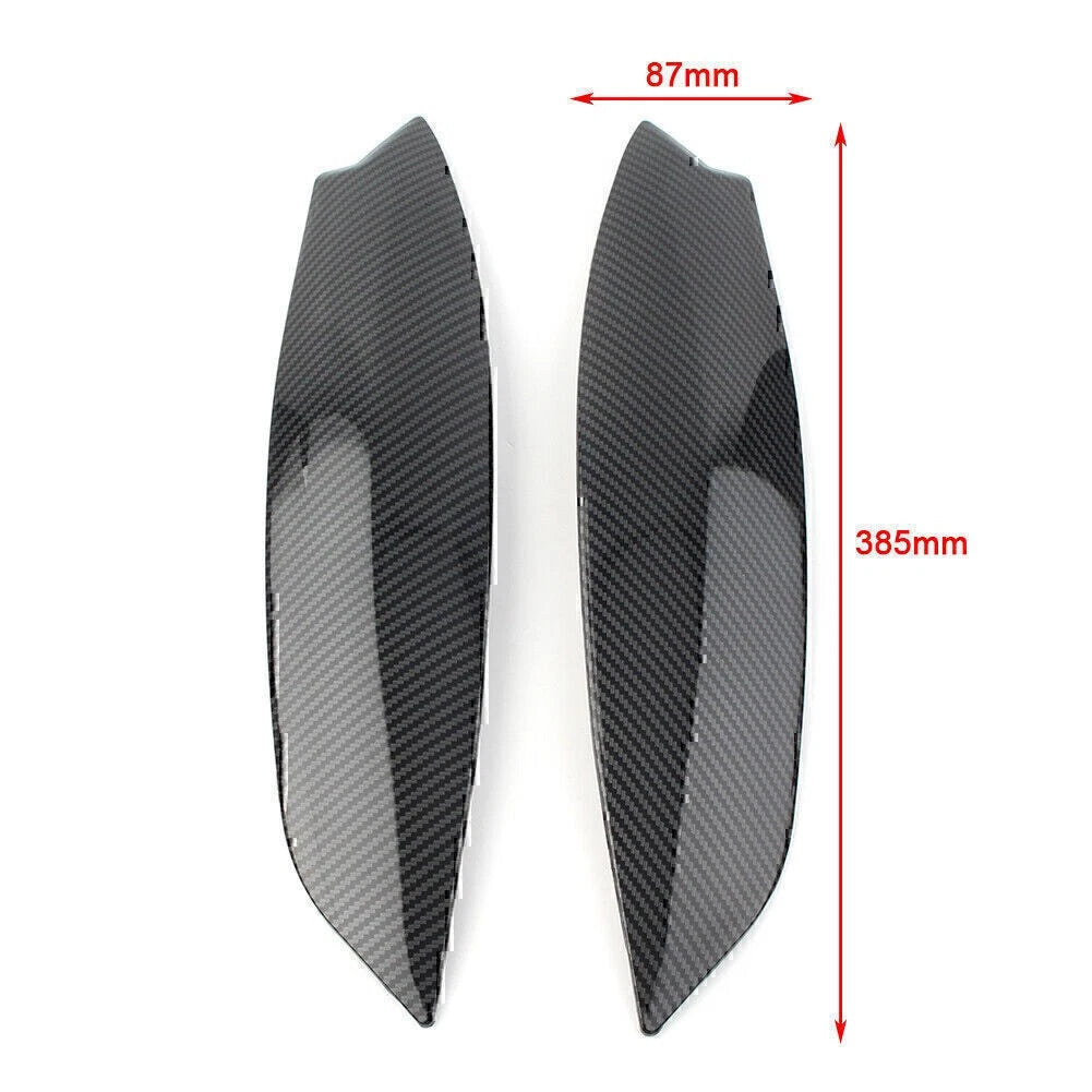 Headlight Eyelid Eyebrow Trim Eye Lid Cover For VW Golf 5 R32 MK5 2005-2007