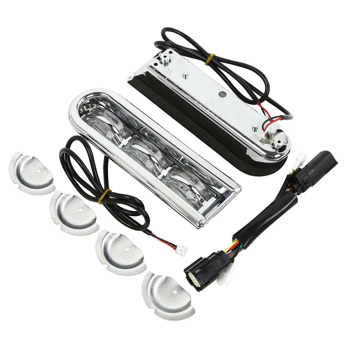 Saddlebags LED Insert Light & Brake Turn Lights For Harley Road Glide King 14-24