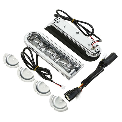 Saddlebags LED Insert Light & Brake Turn Lights For Harley Road Glide King 14-24