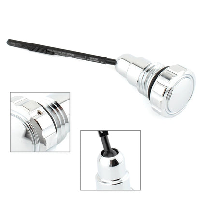 US Oil Dipstick Aluminum alloy For Harley Touring FLHR FLHX FLH/T FLTR Chrome