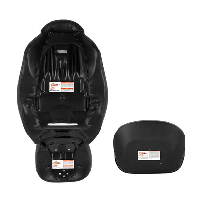 Driver & Passenger Seat Backrest Pad For Harley Touring Electra Road Glide 14-23