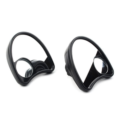 Fairing Mount Mirrors Blind Spot Side Mirror Fit Harley Batwing Touring 1996-13