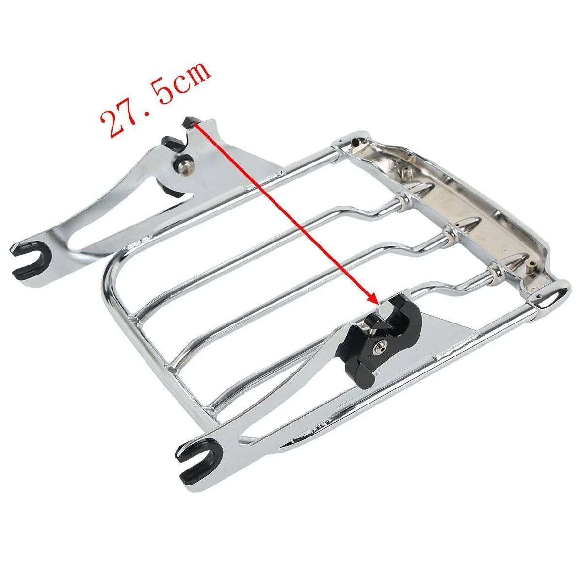 Sissy Bar Passenger Backrest Luggage Rack For Harley Electra Street Glide 09-Up