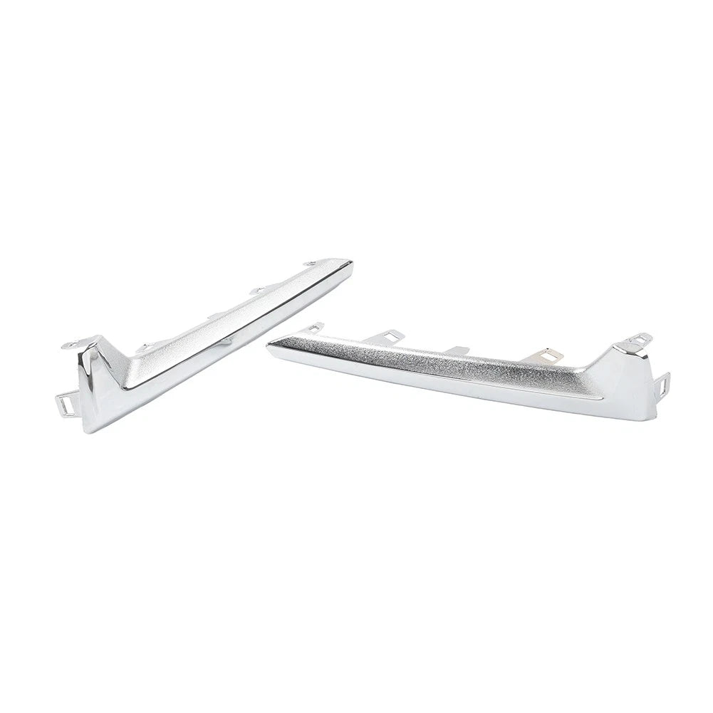 1Pair Fog Light Trim Fog Light Molding Trim Chrome For Subaru Forester 2017-18
