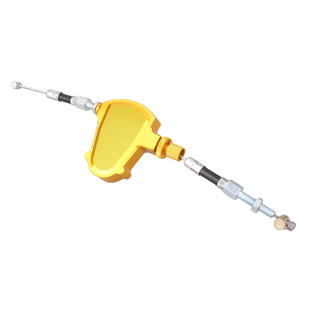 Aluminum Stunt Clutch Pull Cable Lever Easy System Fit For Honda Kawasaki Gold