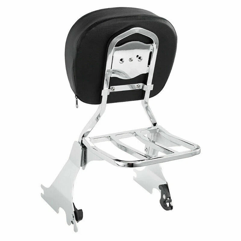 Sissy Bar Backrest Luggage Rack Fit For Harley Sportster 883 1200 48 72 04-22 US