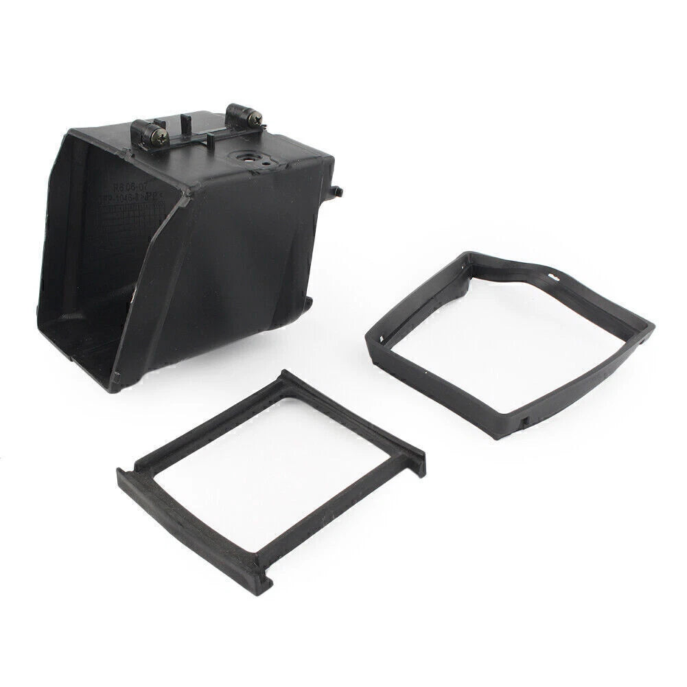 2pcs Ram Air Intake Tube Duct Cover Fairing Fit Yamaha YZF R6 2006-2007 Black