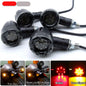 4pc Motorcycle LED Bullet Brake Blinker Turn Signal Tail Light For Bobber Racer