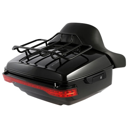King Trunk Pad Mount Light Speakers Fit For Harley CVO Electra Glide 14-26