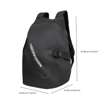Motorcycle Backpack Lightweight Waterproof Helmet Storage Bag Men for Riders