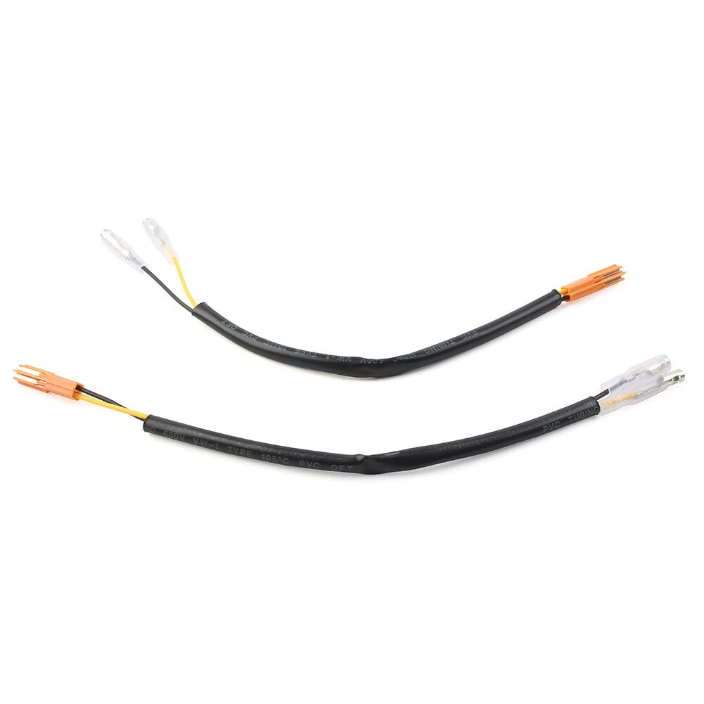 2pcs Turn Signal Marker Wire Adapters Plug Connectors Leads Indicator Fit HONDA