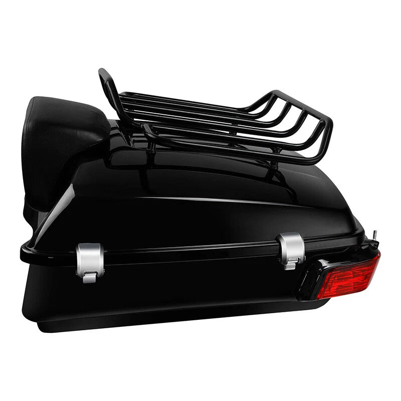 Chopped Trunk Pad Luggage Rack Light Fit For Harley Touring Road Glide 2014-2025