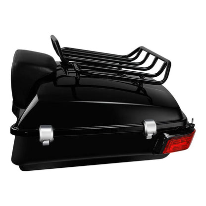 Chopped Trunk Pad Luggage Rack Light Fit For Harley Touring Road Glide 2014-2025