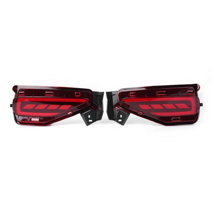LED Rear Bumper Lamps Brake Tail Light Fog Lamp Fit Toyota Fortuner 2015-2017