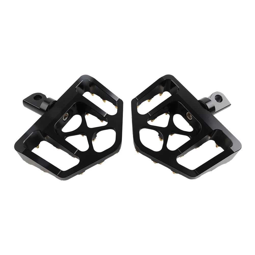 Wide Foot Pegs MX Style Floorboard Fit Harley Touring Sportster Softail Dyna