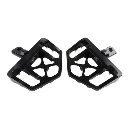 Wide Foot Pegs MX Style Floorboard Fit Harley Touring Sportster Softail Dyna