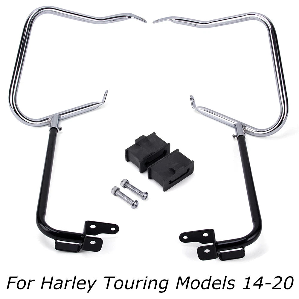 2014-2023 Saddlebag Bracket Guard Bars For Harley Touring Street Road Glide FLHX