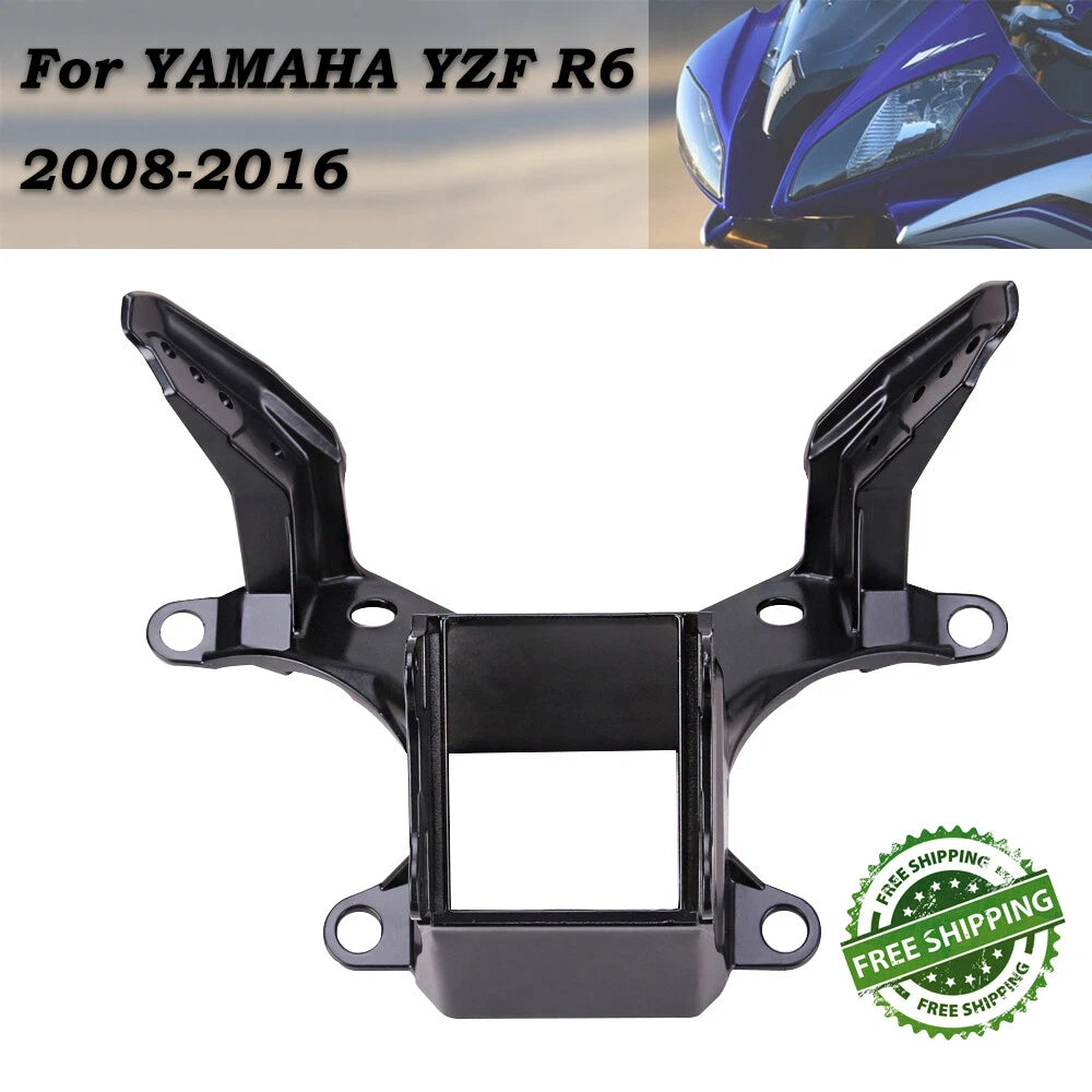 Front Headlight Upper Fairing Stay Bracket For Yamaha YZF-R6 YZF R6 2008-2016 10