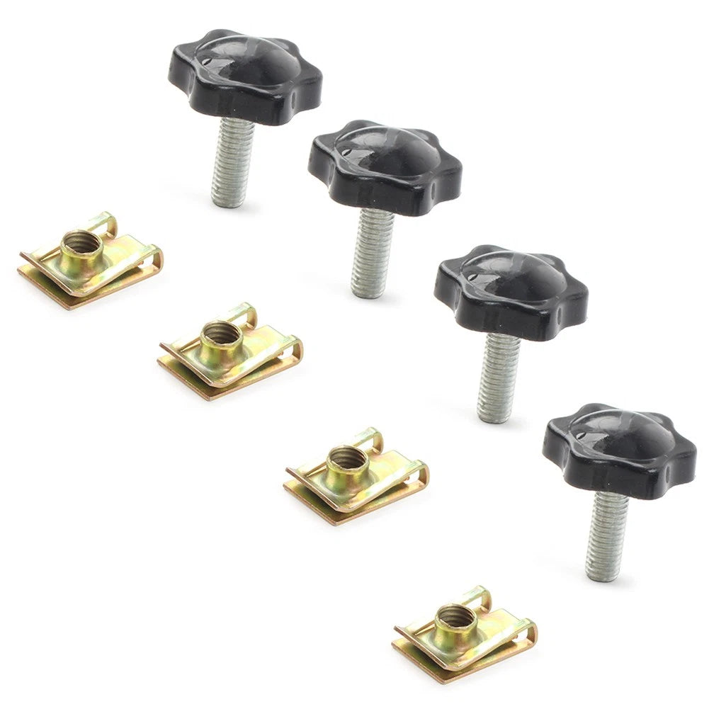4X Saddlebag Lock Mounting Theft Deterrent Bolt Screw For Harley FLHT FLHTCU