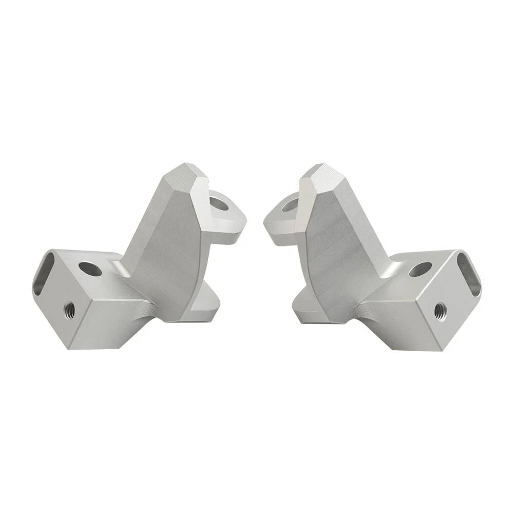 Motorbike Rider Foot Pegs Front Footpeg Lowering Kit For BMW R1200RT 2013 Silver