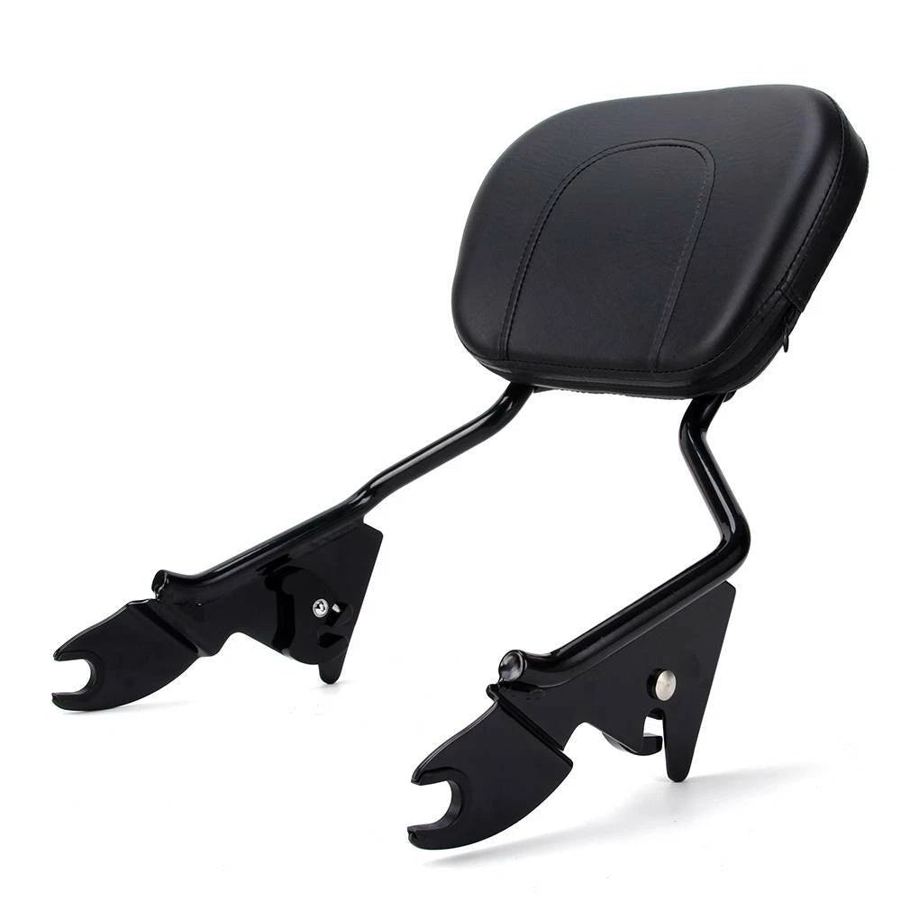 Detachable Backrest Sissy Bar & Pad For Harley Electra Street Road Glide 09-23