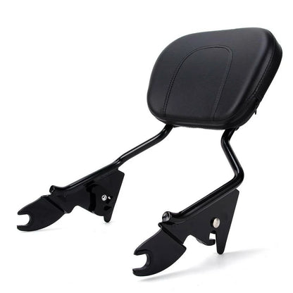 Detachable Backrest Sissy Bar & Pad For Harley Electra Street Road Glide 09-23