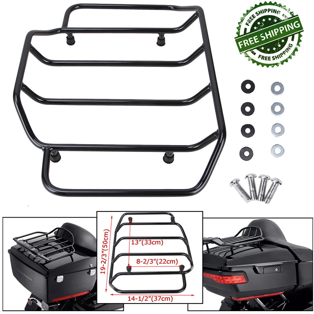 Tour Pak Pack Trunk Top Luggage Rack For Harley Touring Road King Street Glide