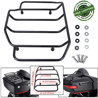 Tour Pak Pack Trunk Top Luggage Rack For Harley Touring Road King Street Glide