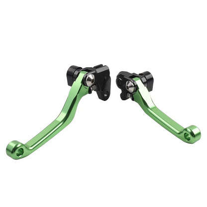 Pair Pivot Brake Clutch Levers For Kawasaki KLX 300SM KLX 250/S/SF KLX150L Green