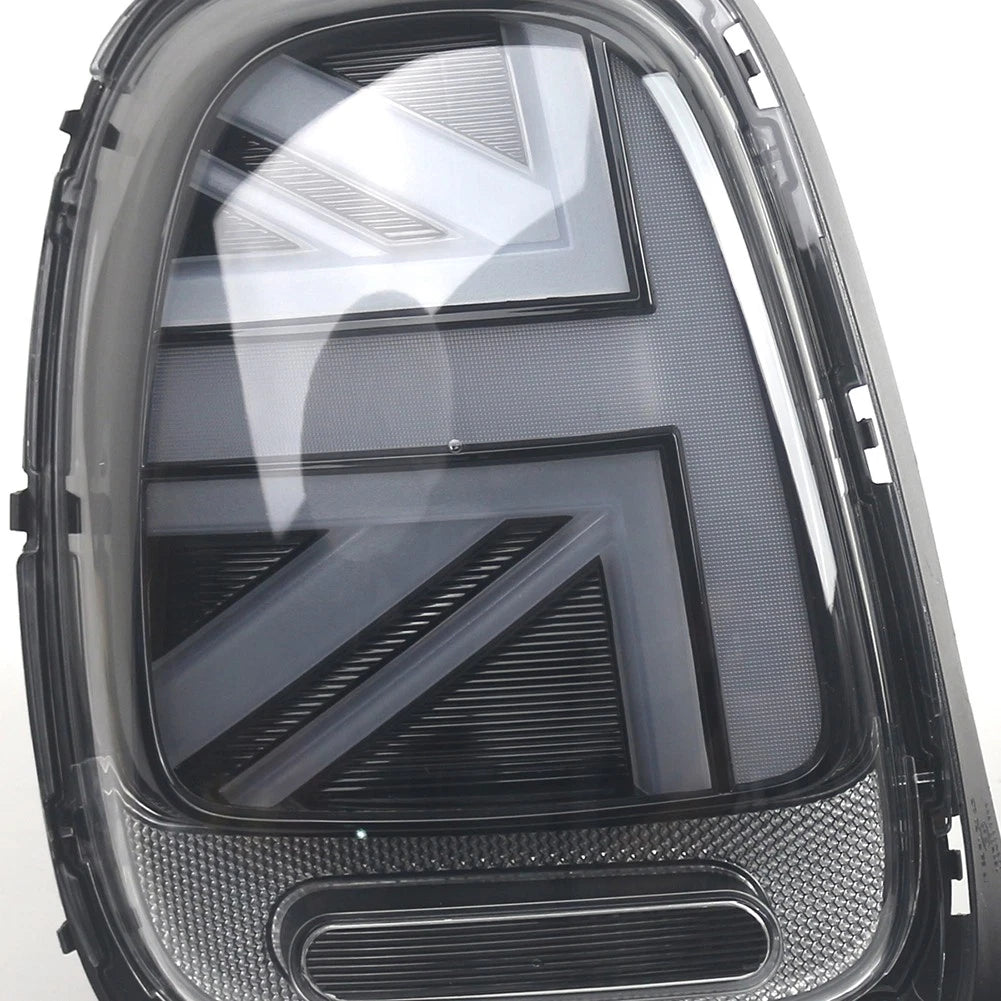 Pair 2pcs Grey Tail Lights Rear Lamps Brake Lamps For BMW Mini F55 F56 F57 14-21