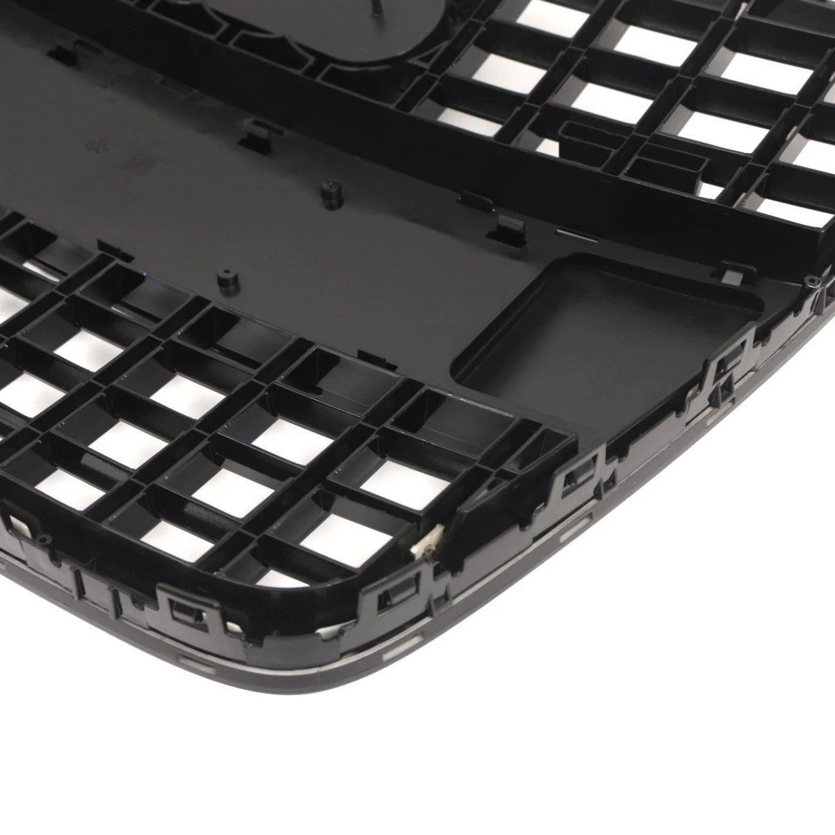 1 Piece Front Bumper Radiator Vent Grille For Audi Q7 2005-2015 Glossy Black