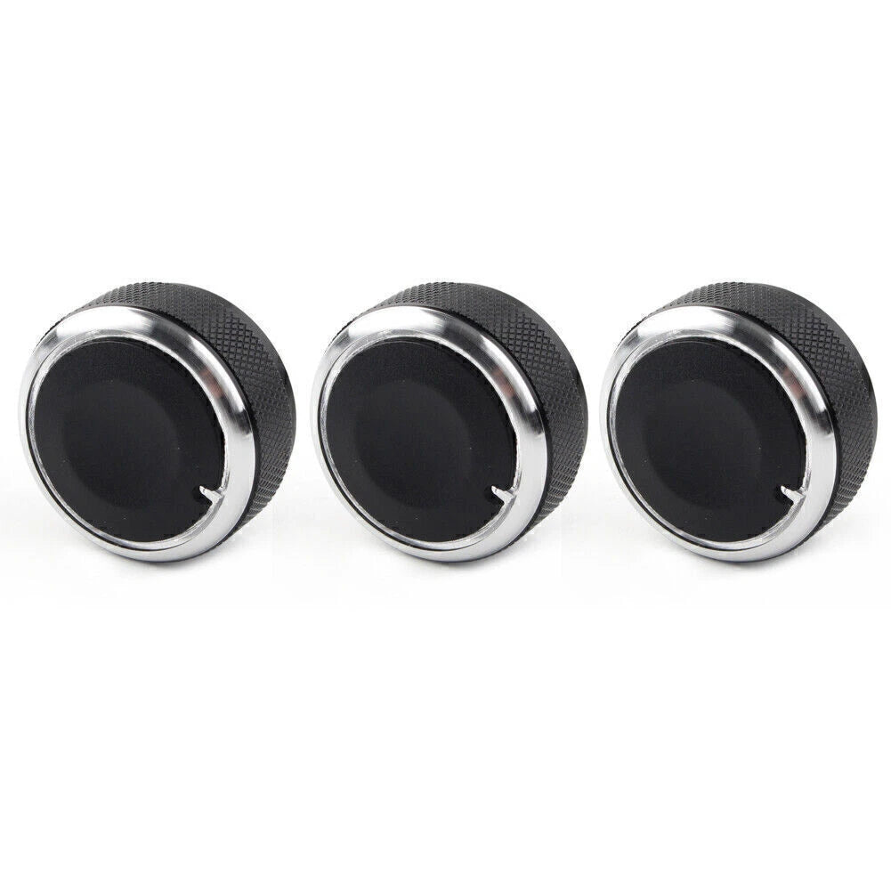 3Pcs Air Condition A/C Panel Control Switch Knob Cover For MAZDA 3 M3 2004-09