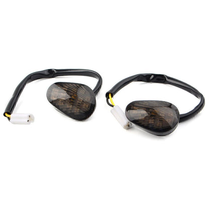 Smoke Flush Mount Amber Turn Signals Fit Yamaha YZF R1/R6/R6S Flash LED US