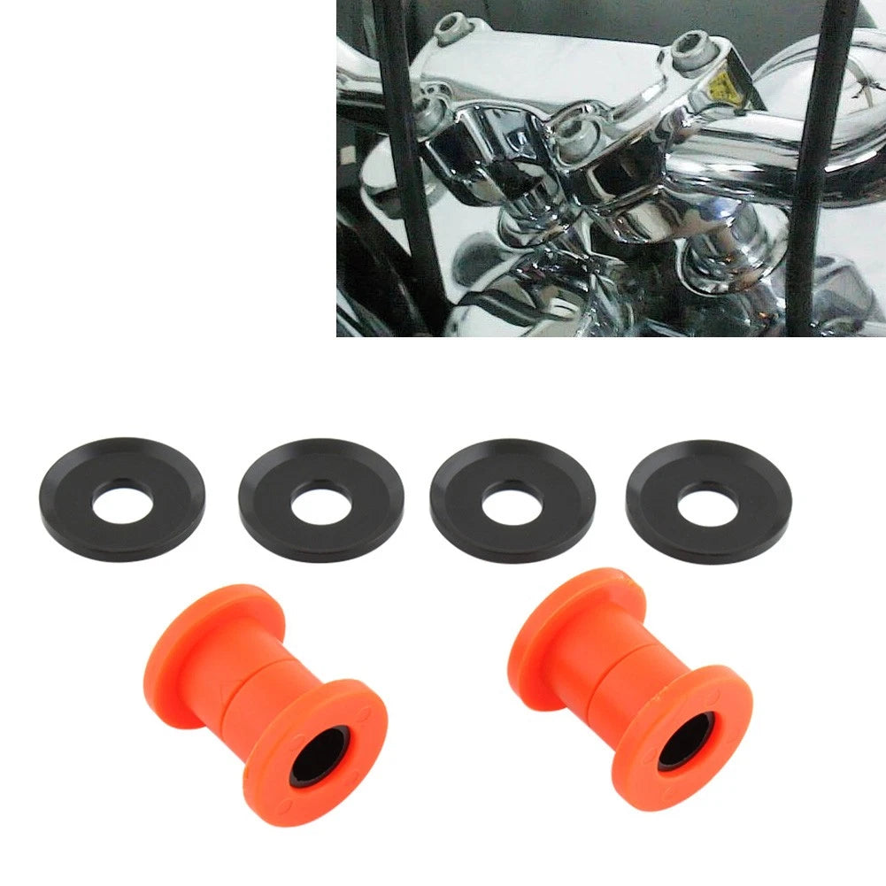 Polyurethane Handlebar Bar Riser Bushings For Harley Road King Electra Glide 83+