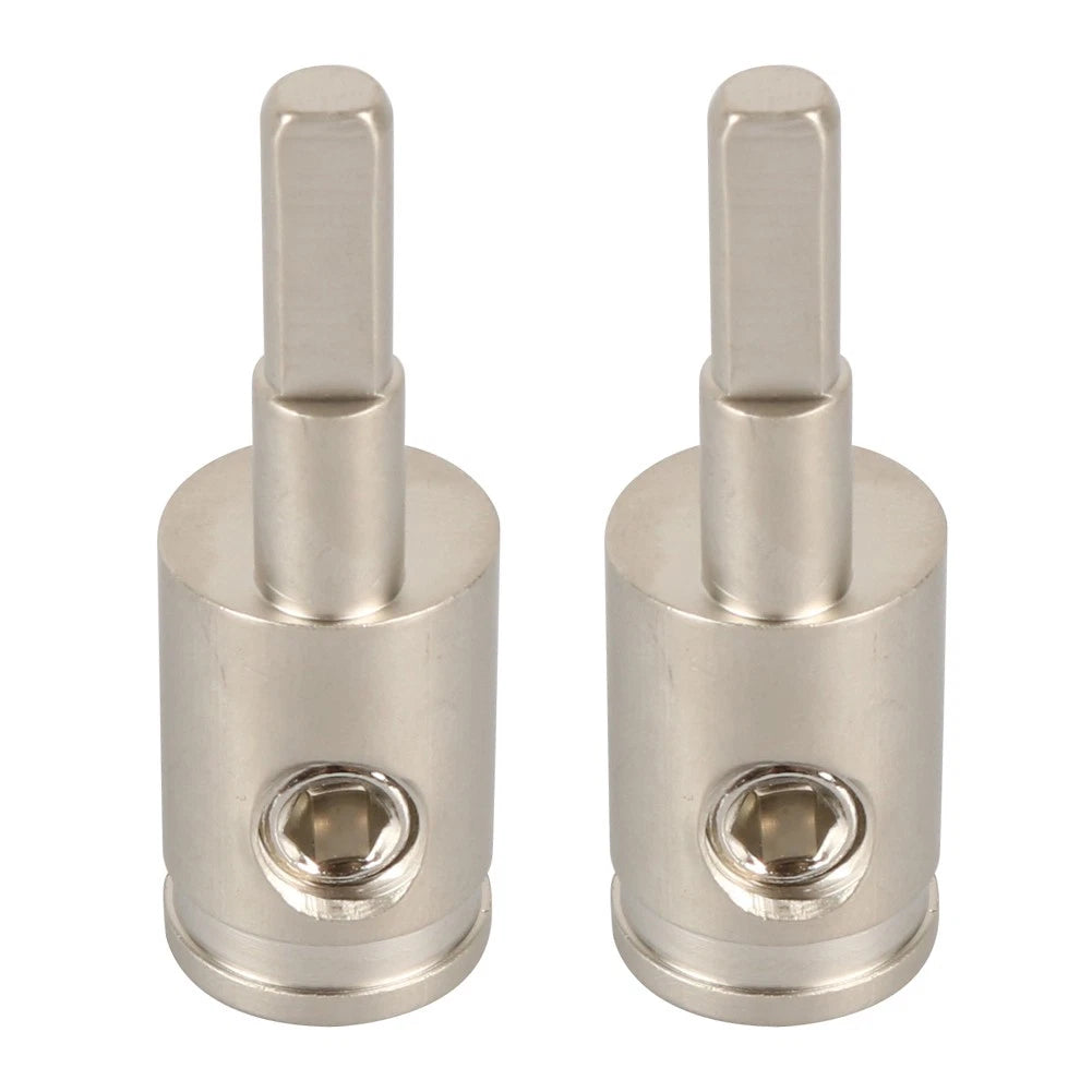 2x 4 Gauge To 8 Gauge Car Audio Amp Input Reducer Adapter Terminal Block Fit Car