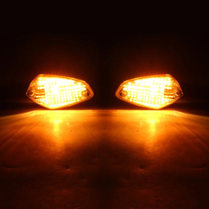 2Pair Indicators Front & Rear Turn Signal Light for Honda CBF125 2009-2016 Clear