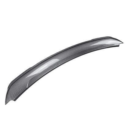 Rear Trunk Lip Spoiler Wing For Ford Mustang 2 Door Coupe 2015-2022 Carbon Fiber