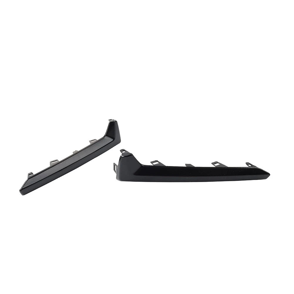 1 Pair Trim Fog Light Molding Trim Glossy Black For Subaru Forester 2017-2018