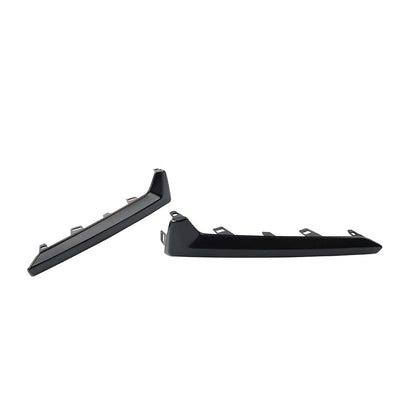 1 Pair Trim Fog Light Molding Trim Glossy Black For Subaru Forester 2017-2018