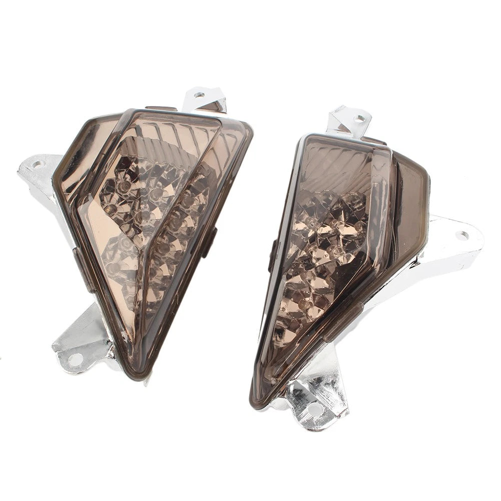 Front Turn Signal Light Amber Indicator For Kawasaki Ninja 300R EX300 13-17 Pair