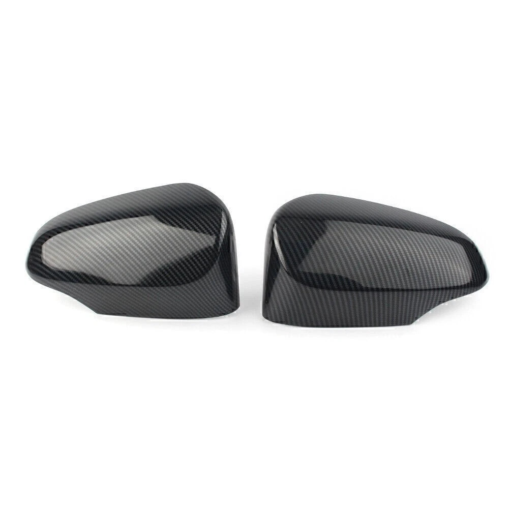 Fit Toyota Corolla 2014 - 2018 Carbon Fiber Side Door Mirror Wing Trim Cover 2PC