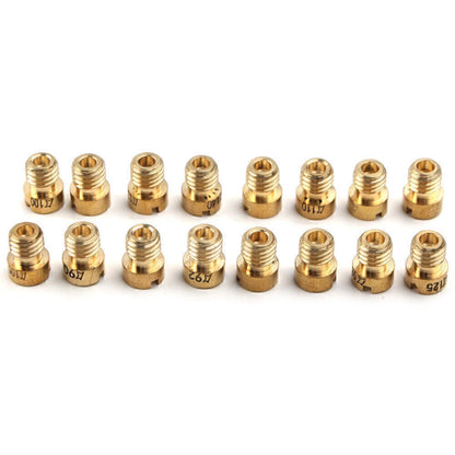 16PCS Motorcycle Carburetor Carb Main Jet Kit For PWK OKO CVK 90-150