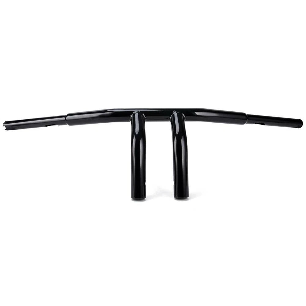 1-1/4" BLACK 8" RISE T-BARS HANDLEBARS DRAG BARS DRAG BAR FOR HARLEY MOTORCYCLE