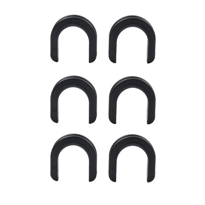 6x Luggage Rack Backrest Side Plate Mounting Bracket Grommet Bushing for Harley