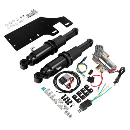 Rear Air Ride Suspension & Electric Center Stand For Harley Street Glide 09-16